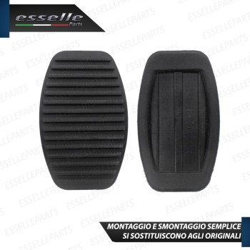 Copripedali Pedaliera in Gomma antiscivolo Frizione e Freno Per Lancia Y