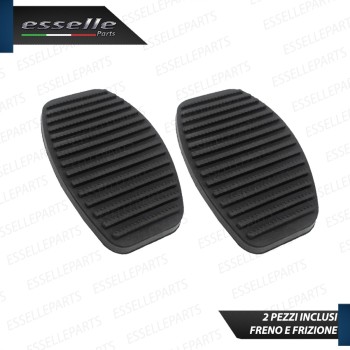 Copripedali Pedaliera in Gomma antiscivolo Frizione e Freno Per Lancia Y