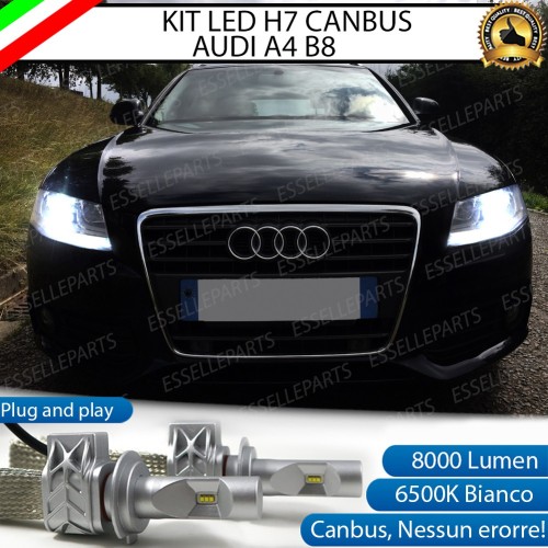Kit Full LED H7 8000 LUMEN Anabbaglianti AUDI A4 B8 Allroad Pre-Restyling 6000K