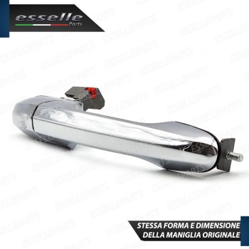 Maniglia Esterna Abarth 500 500 C 595 695 Lato Passeggero Cromata Completa