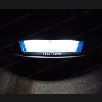 Coppia placchette 18 LED Canbus 6000K bianco TARGA per Audi A8 D3