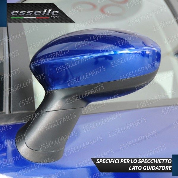 Copri Specchietto retrovisore esterno Abarth Grande Punto Mostrina Ricambio Tappo Lato Guidatore