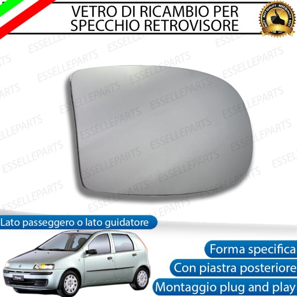 PER MODELLI FINO AL 2007 Specchietto Retrovisore Laterale di Ricambio per FIAT PUNTO