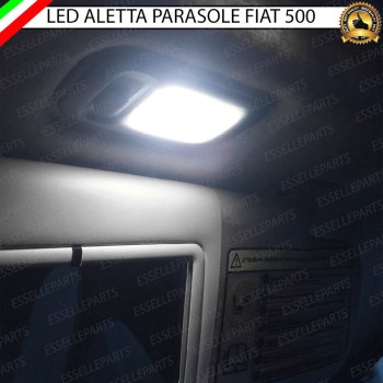Conversione LED alette parasole 6000K bianco ghiaccio per Fiat 500