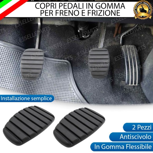 Copripedali Pedaliera in Gomma antiscivolo Frizione e Freno Per Renault Modus