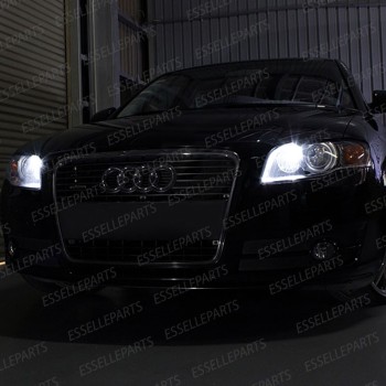 Coppia luci di posizione T10 W5W 6 LED canbus 6000K Bianco Audi A8 D3 Fino al 2004