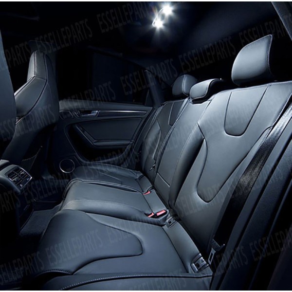 Kit LED Interni + Targa Per Audi A4 B8 Avant 6000K Canbus