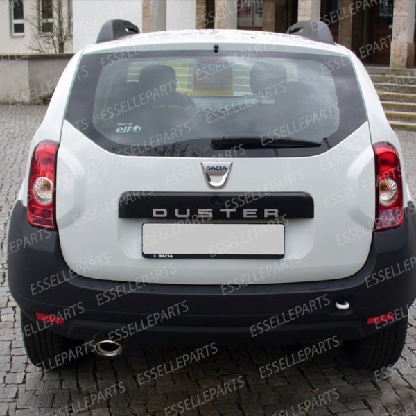 Terminale Cromato Ovale Acciaio Cromato Specifico Dacia Duster 2