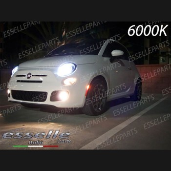 Kit Xenon H7 Anabbaglianti AC 6000K bianco ghiaccio specifico per Abarth 500 595 695