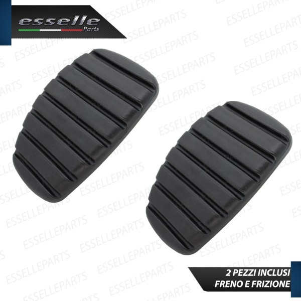 Copripedali Pedaliera in Gomma antiscivolo Frizione Freno Renault Clio 2 Pre-Restyling