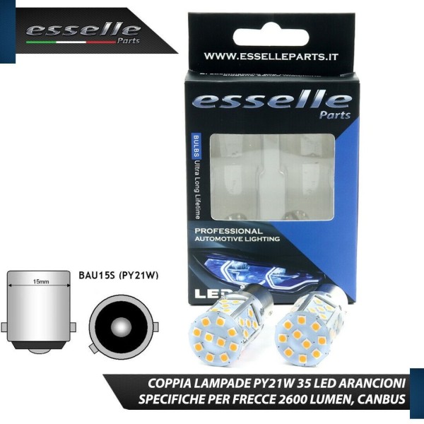 Coppia Frecce Posteriori PY21W 35 LED Canbus LAND ROVER FREELANDER 2