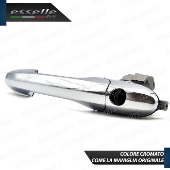 Maniglia Esterna Fiat Abarth 500 500 C 595 695 Lato Guidatore Cromata Completa