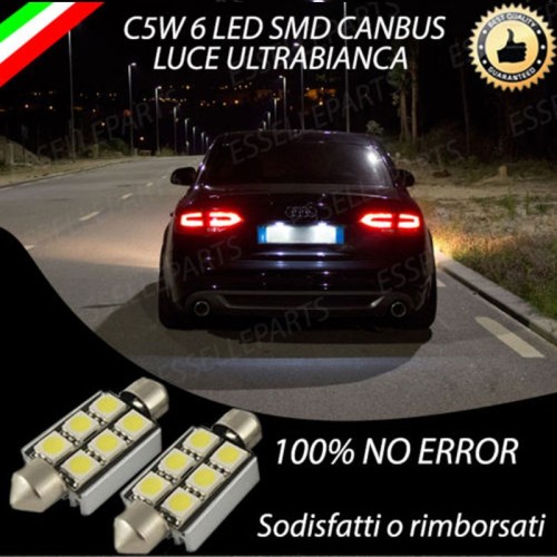 Luci Targa LED per Audi A4 B8 + Avant Allroad 6000K Canbus