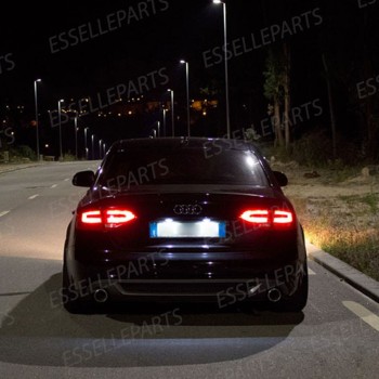 Luci Targa a LED Audi A4 B8 + Avant Restyling 6000K Canbus
