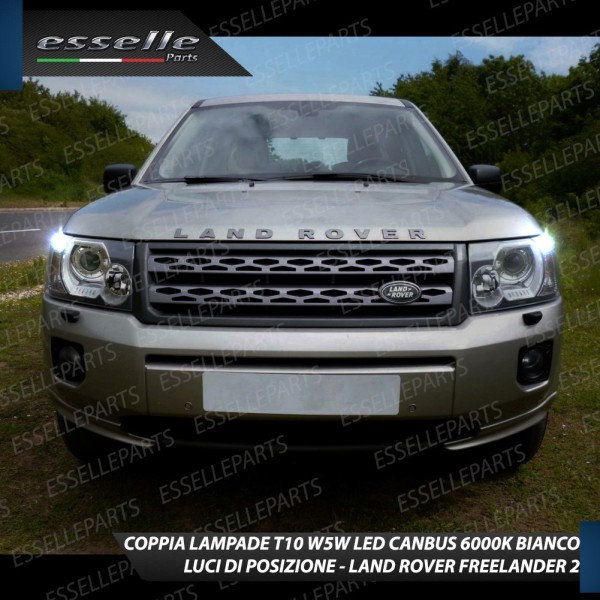 Luci posizione T10 W5W 10 LED canbus 6000K Freelander MK2 Dal 2013