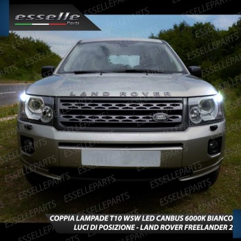 Luci posizione T10 W5W 10 LED canbus 6000K Freelander MK2 Dal 2013
