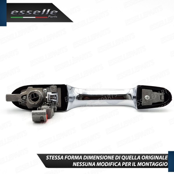 Maniglia Esterna Fiat Abarth 500 500 C 595 695 Lato Passeggero Cromata Completa