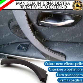 Maniglia Interna Lato Passeggero Effetto Pelle Nero Bmw Serie 3 E90 E91