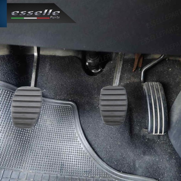 Copripedali Pedaliera in Gomma antiscivolo Frizione e Freno Per Renault Scenic 2