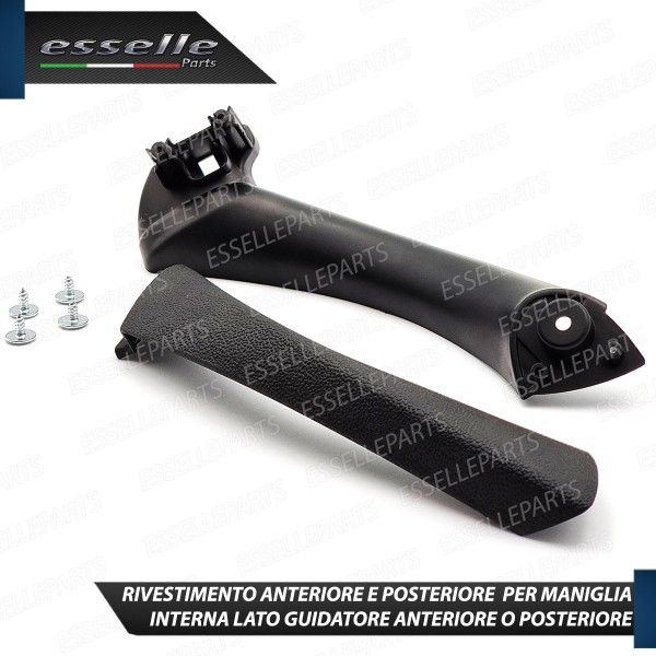 Maniglia Interna Completa Lato Guidatore Nero Bmw Serie 3 E90 E91