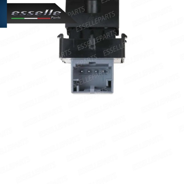 PULSANTE ALZACRISTALLI VETRI NERO / CROMO PER AUDI A3 8P 8PA
