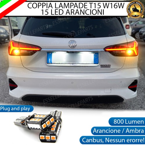 Coppia Frecce Posteriori T15 W16W 15 LED Canbus PER MG 5