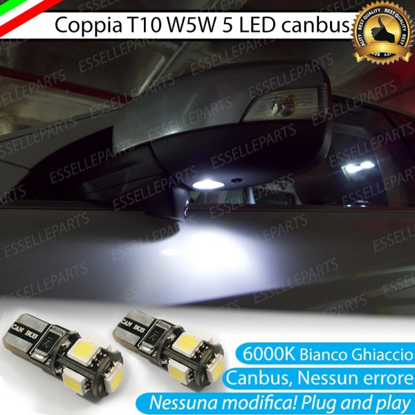 Coppia lampade LED antipozzanghera specchietti esterni 6000K bianco Ford Focus MK4