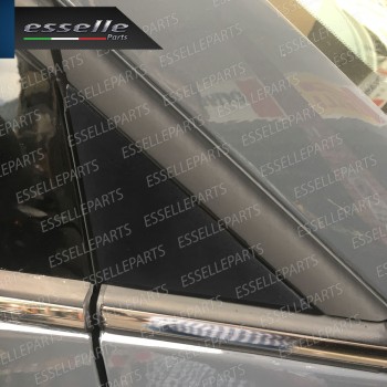 MODANATURA TRIANGOLO DESTRO NERO OPACO LATO PASSEGGERO PER FIAT 500 PRE-RESTYLING