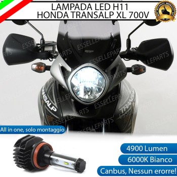 Kit Full LED Lampada H11 4900 LUMEN Anabbagliante Honda Transalp XL 700V 2007-2013 Kit Full LED Lampada H11 4900 LUMEN Anabbagliante Honda Transalp XL 700V 2007-2013