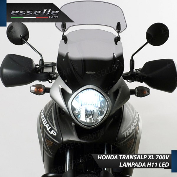 Kit Full LED Lampada H11 4900 LUMEN Anabbagliante Honda Transalp XL 700V 2007-2013