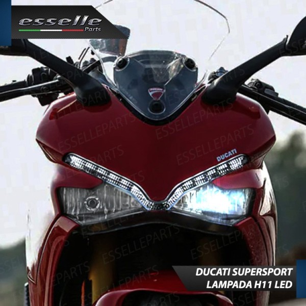 Kit Full LED Lampada H11 4900 Lumen Abbaglianti per Ducati SuperSport 939 2017-2021