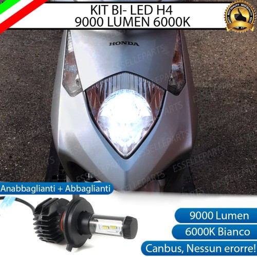 Lampada Singola LED H4 9000 Lumen per HONDA Dylan 125 2002-2006