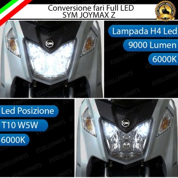 Conversione full LED Lampada H4 Anabbagliante Abbagliante SYM JOYMAX Z