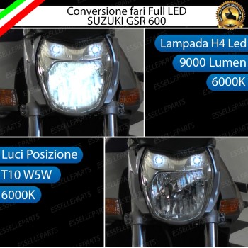 Conversione full LED Lampada H4 per SUZUKI GSR 600