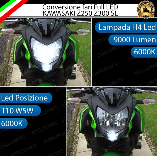 Conversione full LED KAWASAKI Z 250 SL Z 300 SL