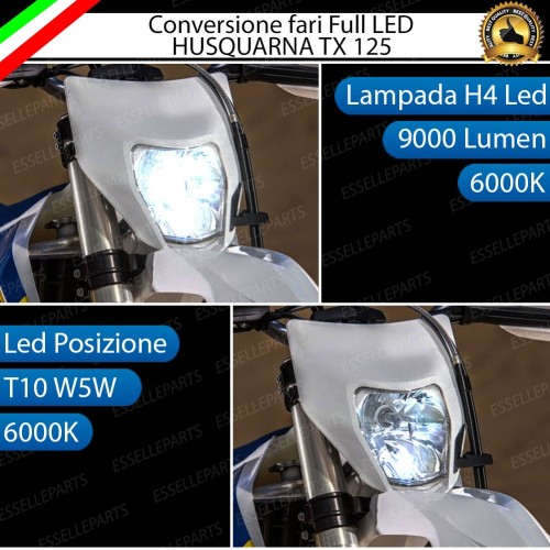 Conversione Fari Full LED per Husqvarna TX 125 2017 6000K