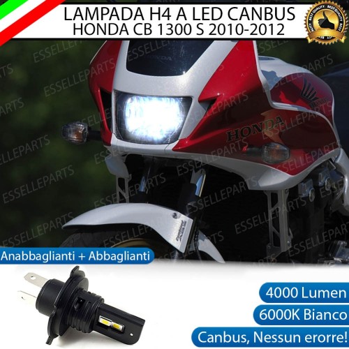 Lampada Singola H4 4000 LUMEN per HONDA CB 1300 2010-2012 S