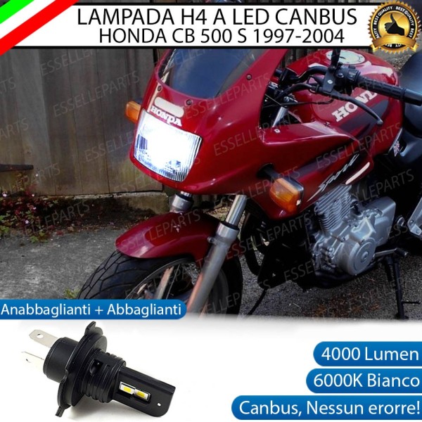 Lampada Singola H4 4000 LUMEN per HONDA CB 500 1997-2004 S