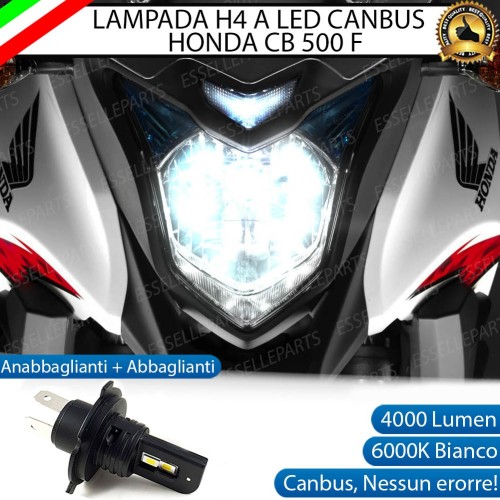 Lampada Singola H4 4000 LUMEN per HONDA CB 500 F 2012-2015 ABS