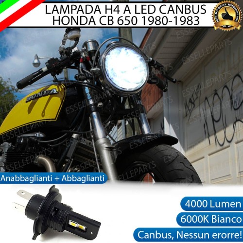 Lampada Singola H4 4000 LUMEN per HONDA CB 650 1980-1983 B