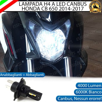 Lampada Singola H4 4000 LUMEN per HONDA CB 650 2014-2017 F ABS Lampada Singola H4 4000 LUMEN per HONDA CB 650 2014-2017 F ABS