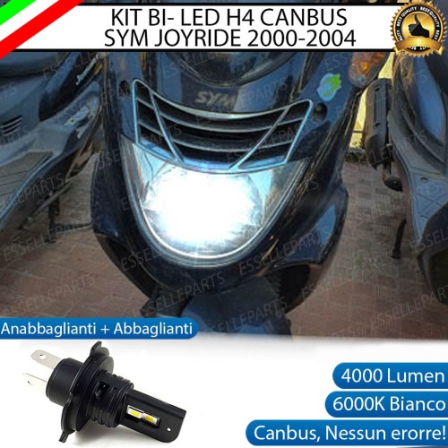 Lampada Singola LED H4 4000 Lumen per SYM Joyride 125 2000-2004