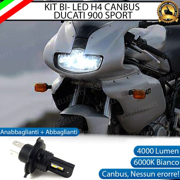 Lampada Singola LED H4 4000 Lumen per DUCATI 900 Sport 2002