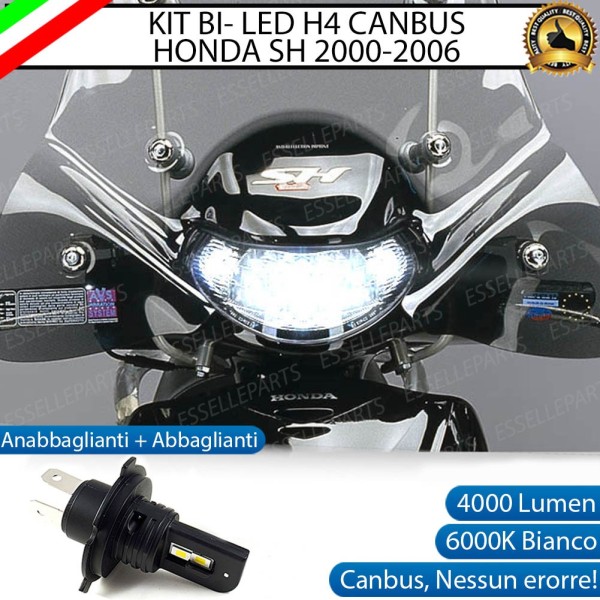 Lampada Singola LED H4 4000 Lumen per HONDA SH 150 2000-2006