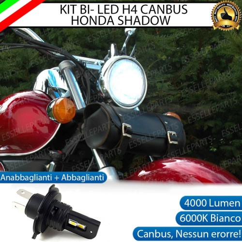 Lampada Singola LED H4 4000 Lumen per HONDA Shadow 90 1997-2001