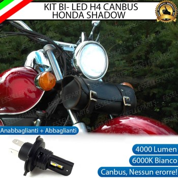 Lampada Singola LED H4 4000 Lumen per HONDA Shadow 750 2004