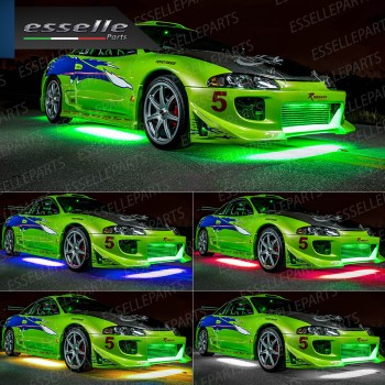 Kit Led Sottoscocca RGB con Controllo APP Wireless Multicolor