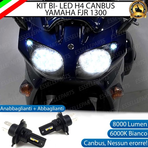 Coppia Lampade H4 LED 8000 Lumen per YAMAHA FJR 1300 2000-2005