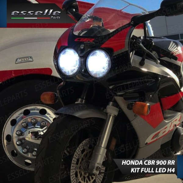 Coppia Lampade H4 LED 8000 Lumen per HONDA CBR 900 RR 1994-1995