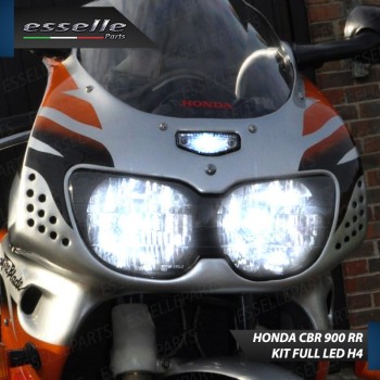 Coppia Lampade H4 LED 8000 Lumen per HONDA CBR 900 RR 1996-1997 Coppia Lampade H4 LED 8000 Lumen per HONDA CBR 900 RR 1996-1997